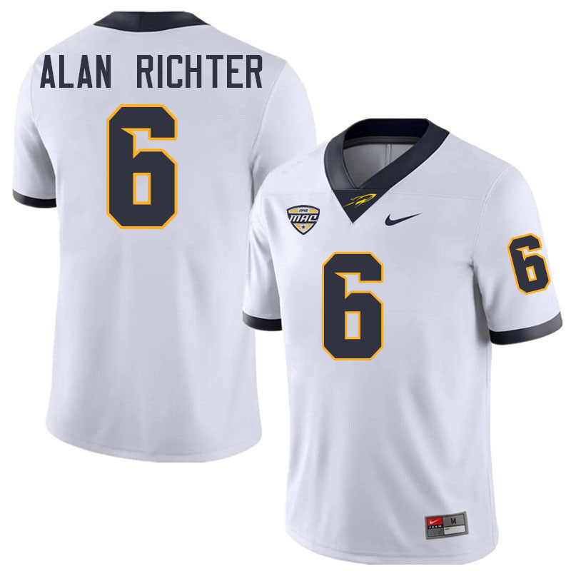 John Alan Richter Toledo Jersey,Toledo Rockets #6 John Alan Richter Jersey Youth College-White